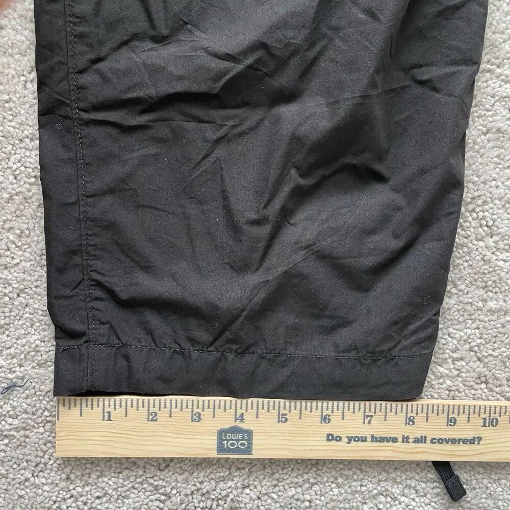 Uniqlo U Cargo Pants Mens L(33-36) Black Nylon Relaxed Fit Utility Drawstring - Picture 5 of 9
